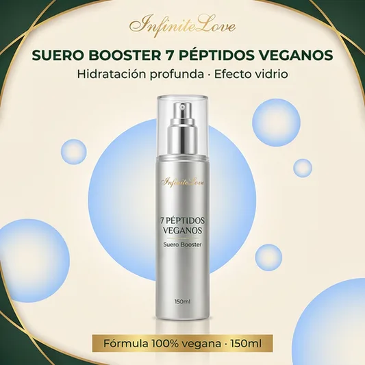 Sérum Booster 7 Péptidos – Hidratación, Luminosidad y Piel Más Lisa