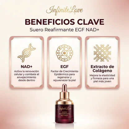 Sérum Reafirmante NAD+ – Efecto Lifting, Luminosidad y Piel Más Firme
