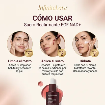 Sérum Reafirmante NAD+ – Efecto Lifting, Luminosidad y Piel Más Firme