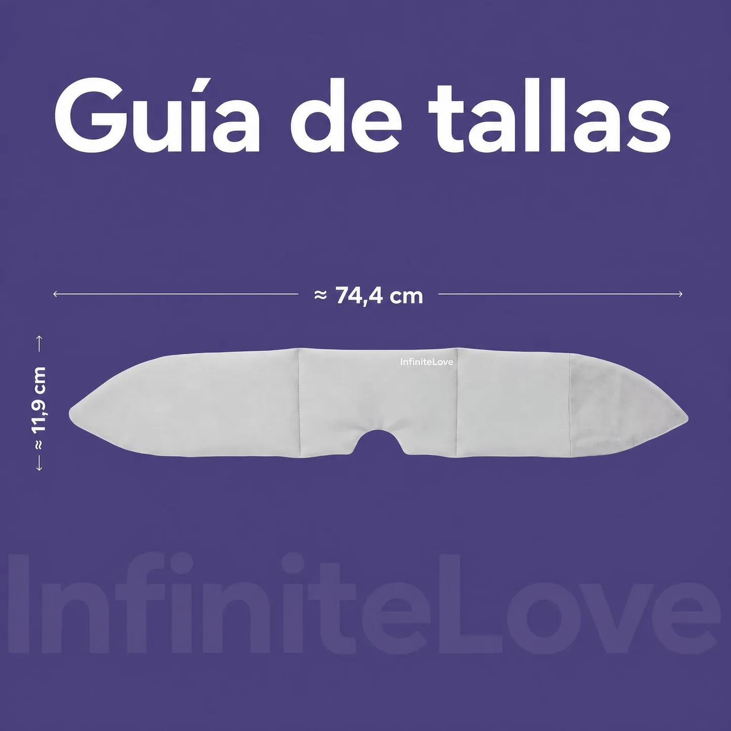InfiniteLove Nube Nocturna — Antifaz Lastrado Reversible 180 g