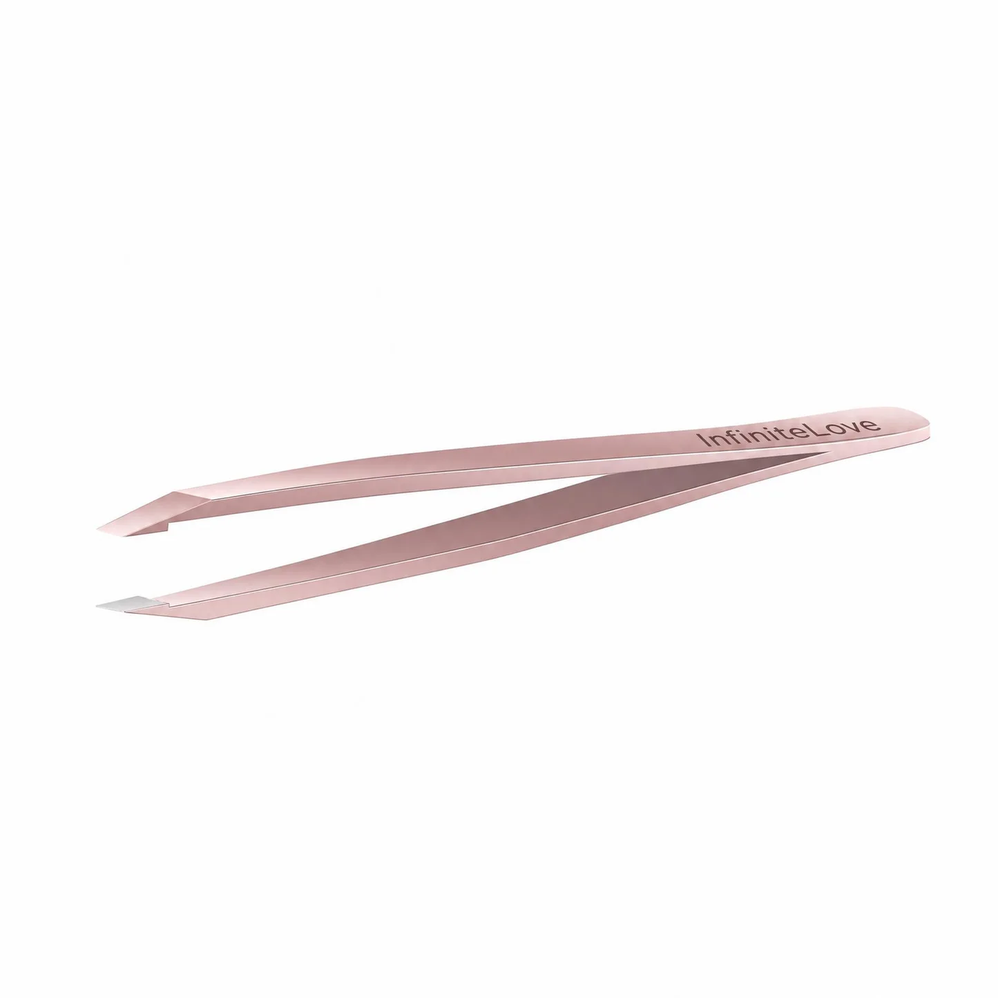 Set de Retoque para Cejas y Pestañas Pinzas de Precisión Acero Inoxidable Peine Doble Separador Oro Rosa