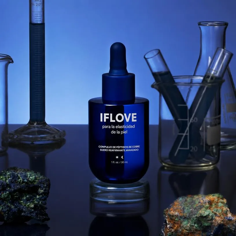 Sérum Reafirmante Péptidos de Cobre GHK-Cu 1% Complejo Antiedad Elasticidad Cutánea 30ml