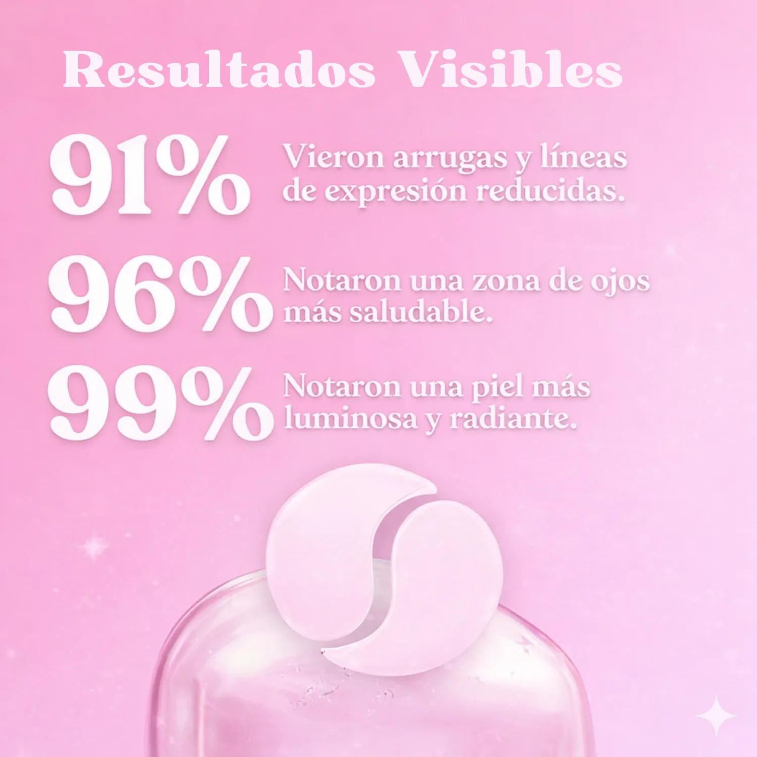 Parches de Ojos Coreanos Instantáneos con ADN Regenerativo y Colágeno para Bolsas, Ojeras y Patas de Gallo en 10 Minutos