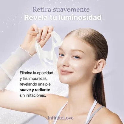 Mascarilla PDRN Exosome Glaze Peel-Off Colágeno Péptidos Efecto Glass Skin K-Beauty 50ml