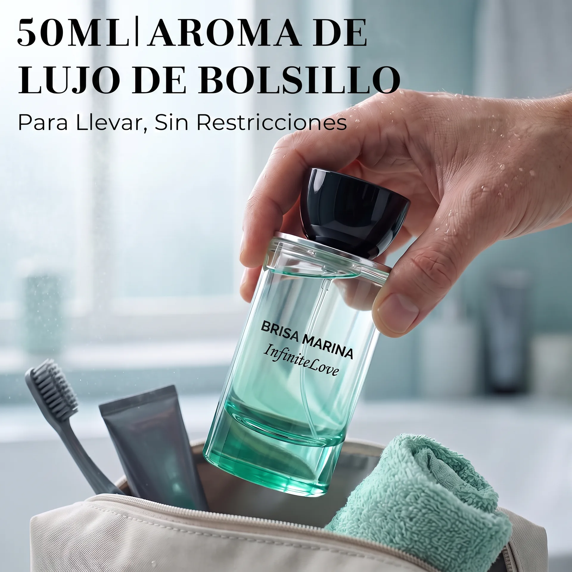 50ml Aroma de Lujo de Bolsillo - Brisa Marina