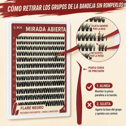 Mirada Abierta — Kit Completo de Pestañas por Grupos