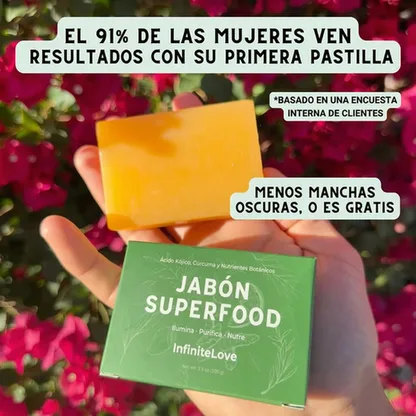 Jabón Antimanchas con Ácido Kójico y Cúrcuma – Aclara, Ilumina y Unifica la Piel