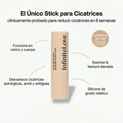 Stick Reparador de Cicatrices con Silicona Médica – Suaviza y Reduce Marcas Visibles