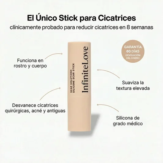 Stick Reparador de Cicatrices con Silicona Médica – Suaviza y Reduce Marcas Visibles