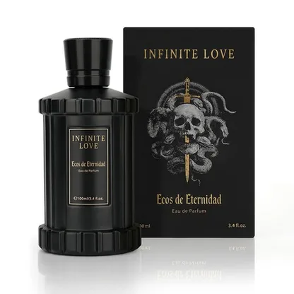 Eco de Eternidad Perfume de Lujo Unisex 3.4 oz 100 ml Larga Duración 8+ Horas con Notas de Ron, Café, Vetiver y Sándalo