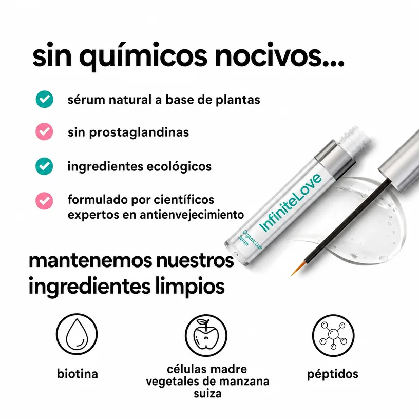 InfiniteLove Mirada Sublime — Sérum Fortalecedor para Pestañas 8 ml