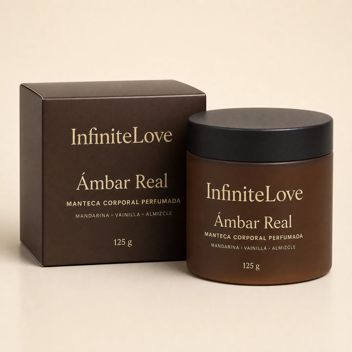 InfiniteLove Ámbar Real — Manteca Corporal Perfumada 125 g