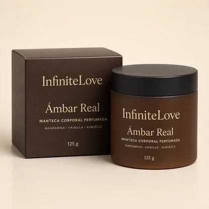 InfiniteLove Ámbar Real — Manteca Corporal Perfumada 125 g