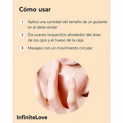 Crema Contorno de Ojos Advanced Snail Peptide Mucina de Caracol Péptidos Anti-Ojeras K-Beauty 25ml