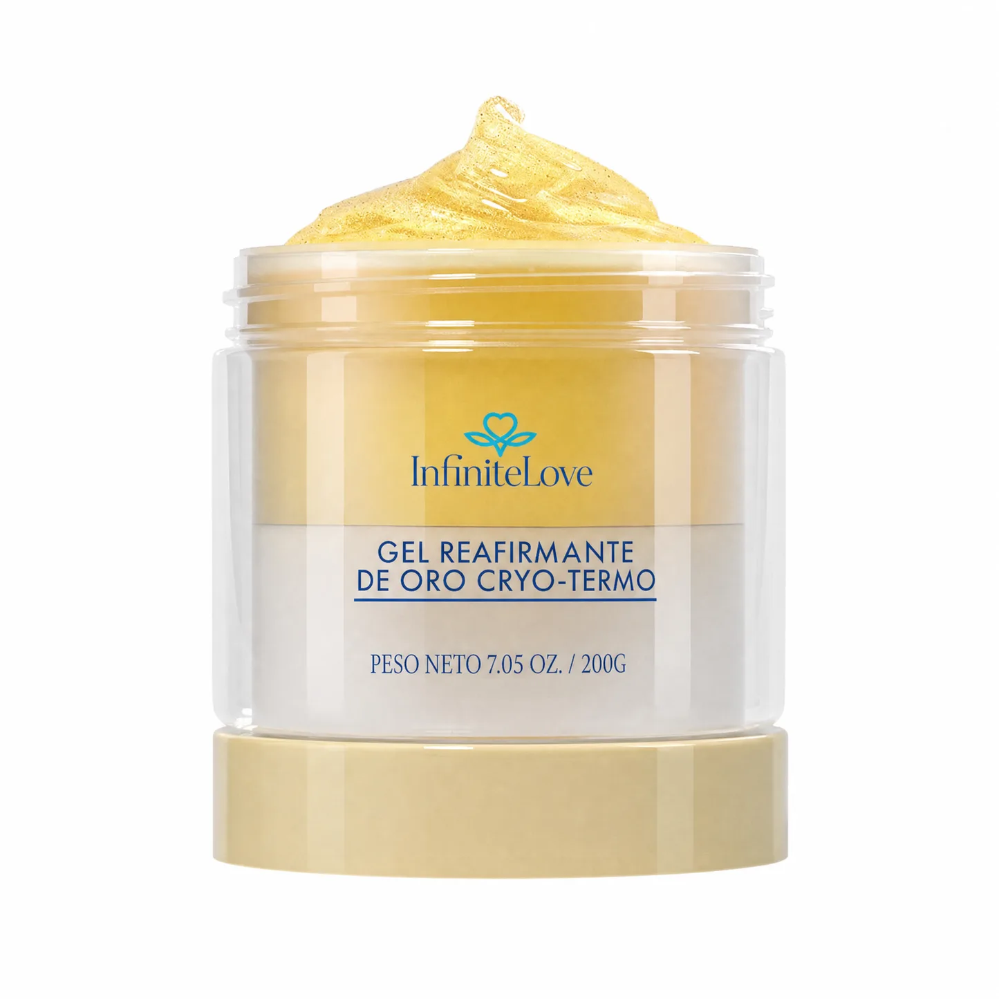 Gel Reafirmante de Oro Cryo-Termo — Reafirma y Reduce la Celulitis 200 g