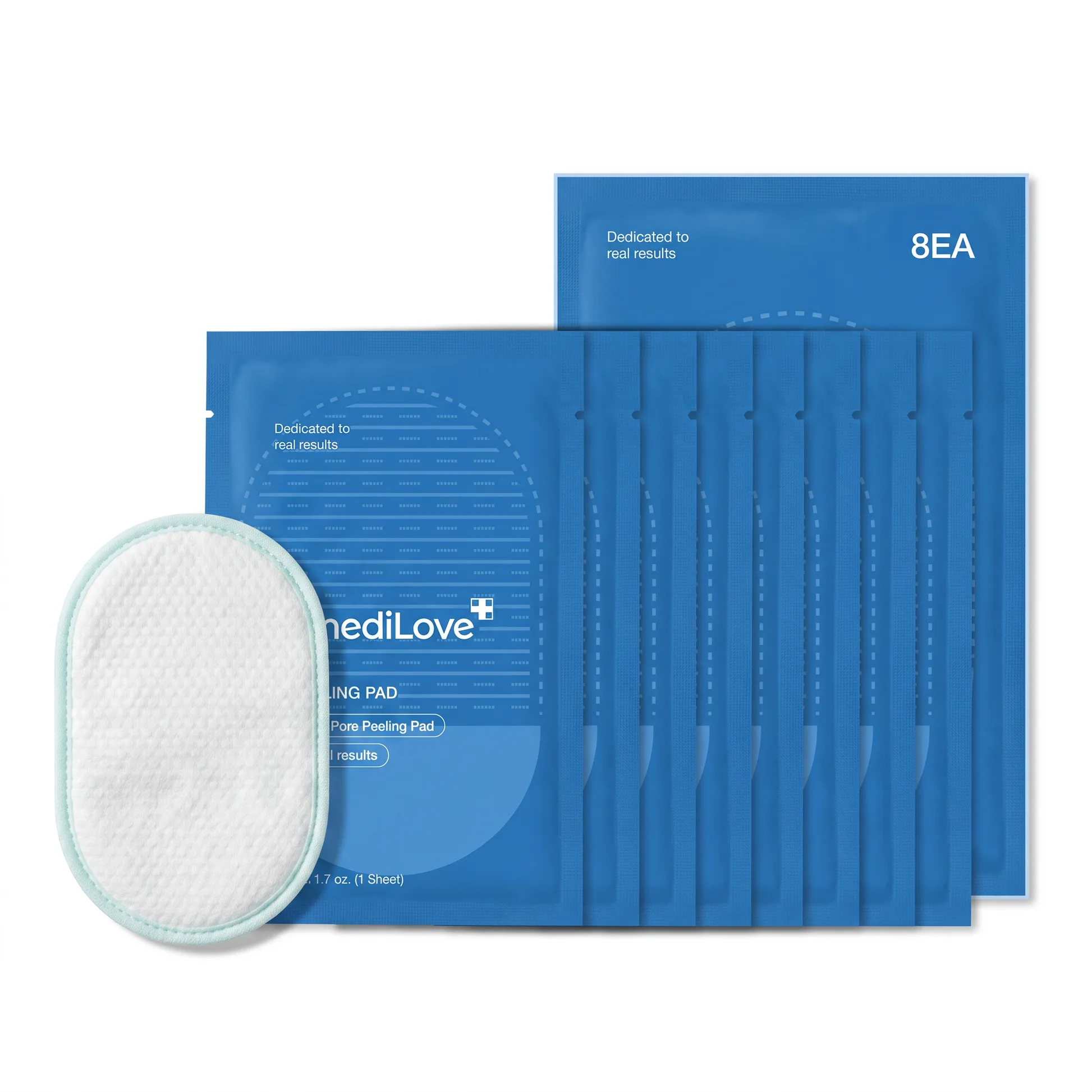Discos Peeling Exfoliantes Doble Cara mediLove Zero Pore 8EA