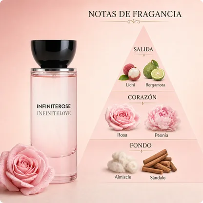 InfiniteRose® | Extrait De Parfum 50ml | Fragancia Floral Premium de Larga Duración