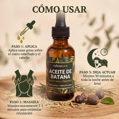 Cómo Usar - Aceite de Batana InfiniteLove