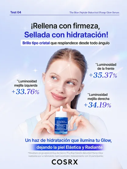 Sérum Blue Peptide Bakuchiol Plump Glow | Firmeza y Luminosidad