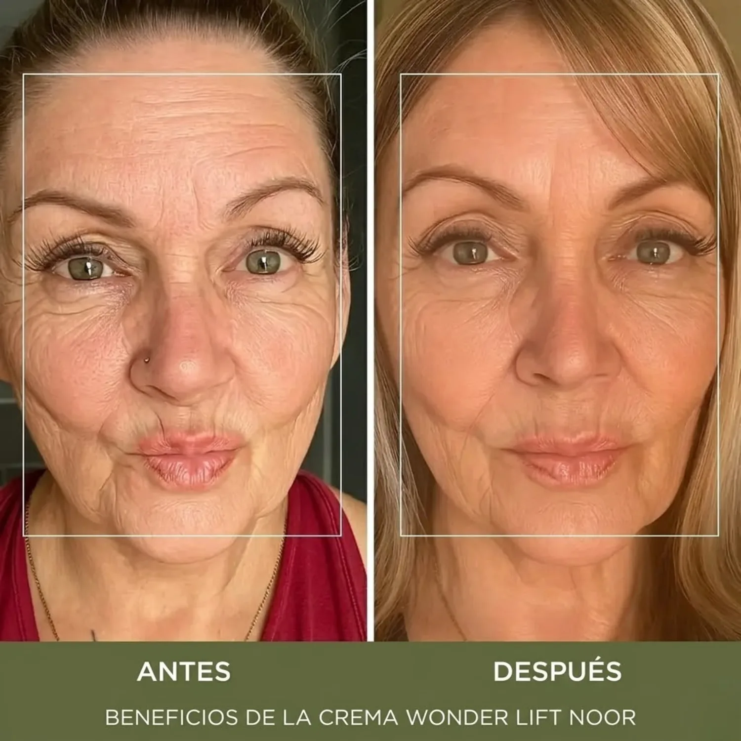 Crema Antiarrugas 'Efecto Botox' Wonder Lift con Péptidos Syn-Ake™ (Resultados en 4 Días)