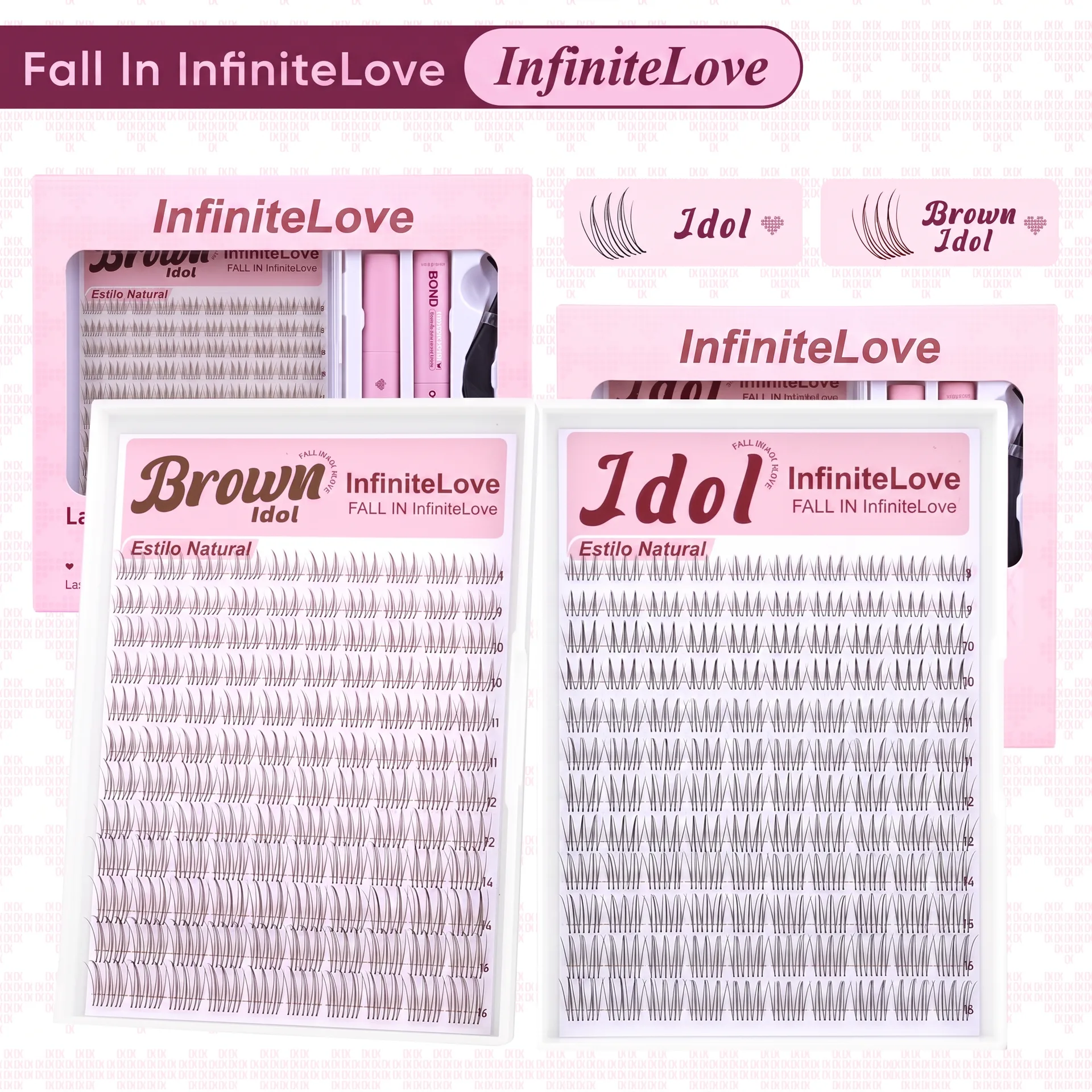 Kit 2 Estilos Idol y Brown Idol InfiniteLove