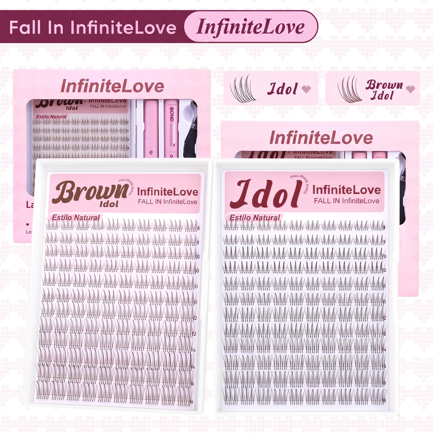 Kit 2 Estilos Idol y Brown Idol InfiniteLove