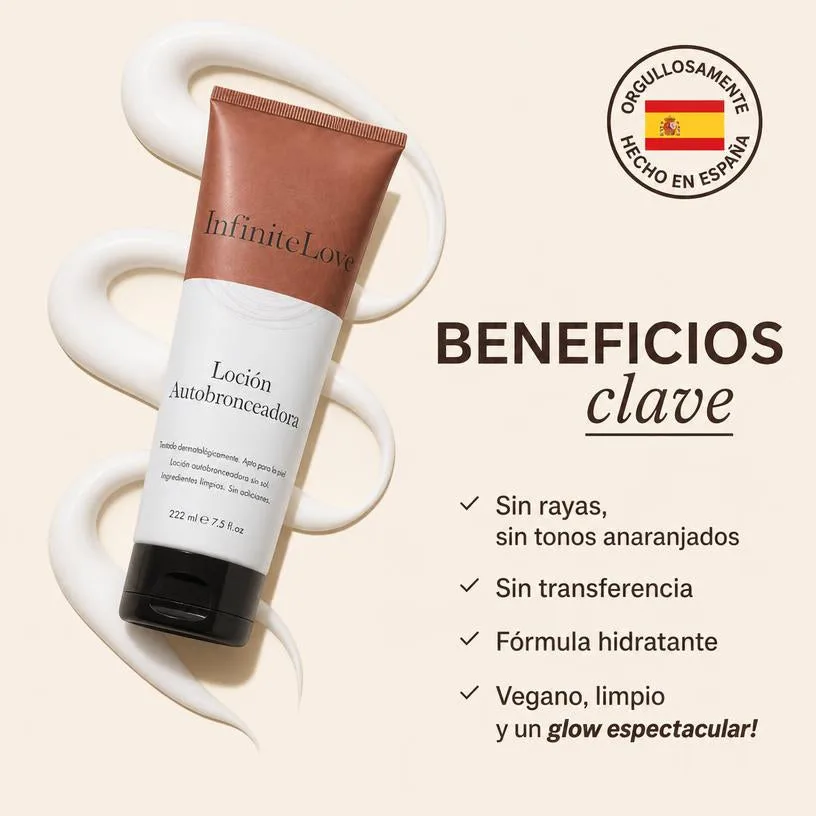 Loción Autobronceadora Corporal — Bronceado Natural sin Sol