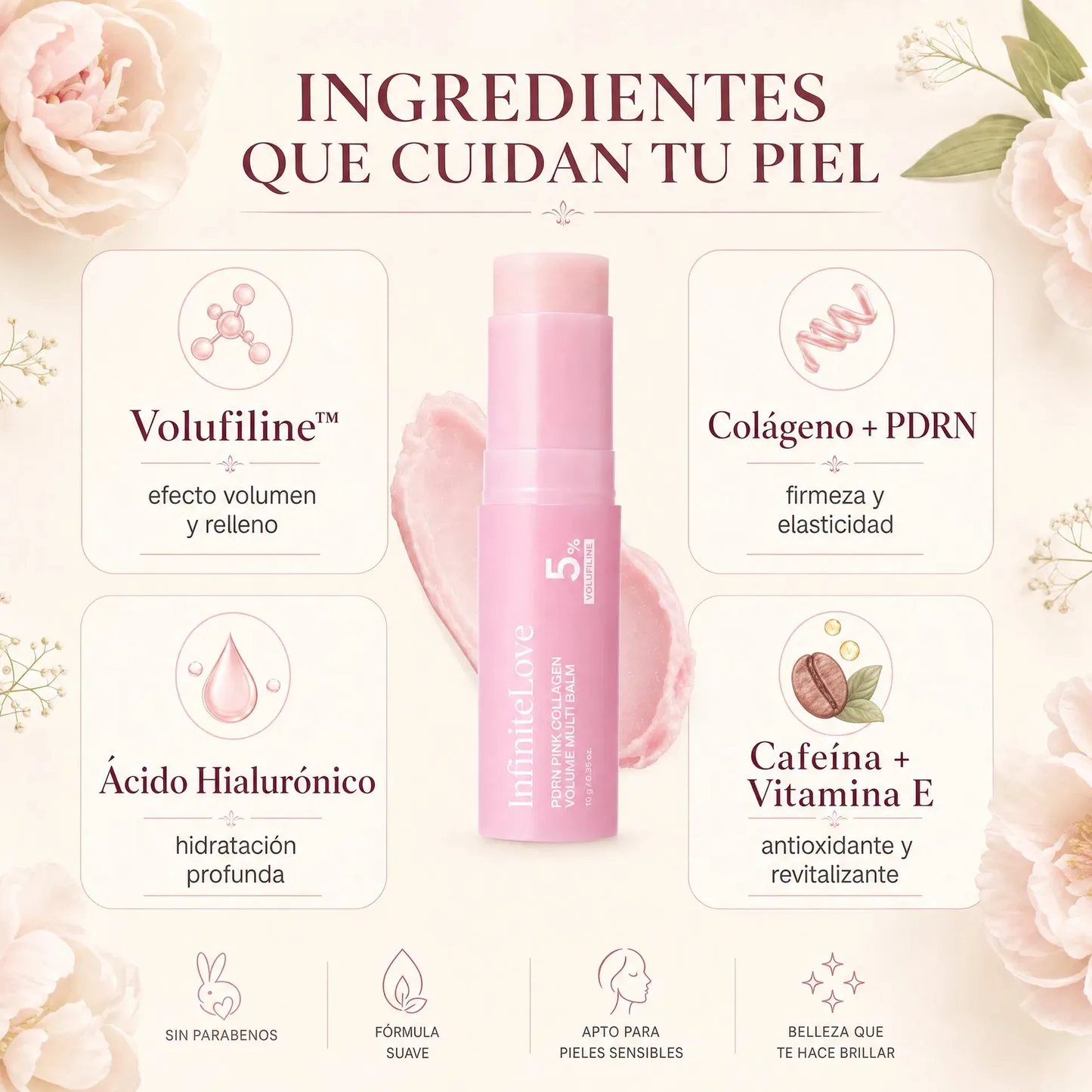 Bálsamo Lifting Multiusos · Volufiline™ + Colágeno