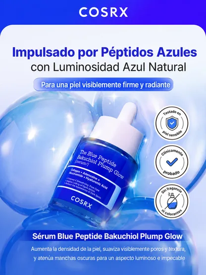 Sérum Blue Peptide Bakuchiol Plump Glow | Firmeza y Luminosidad