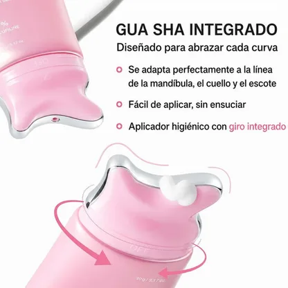 Crema Antiarrugas de Cuello PDRN Colágeno con Gua Sha — Reafirma Cuello y Escote 90 g
