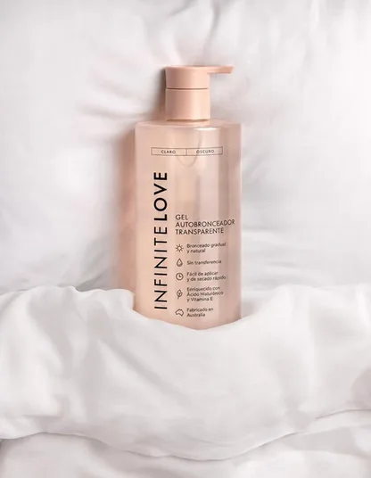 Gel Autobronceante Transparente — Cero Transferencia con Ácido Hialurónico 400ml