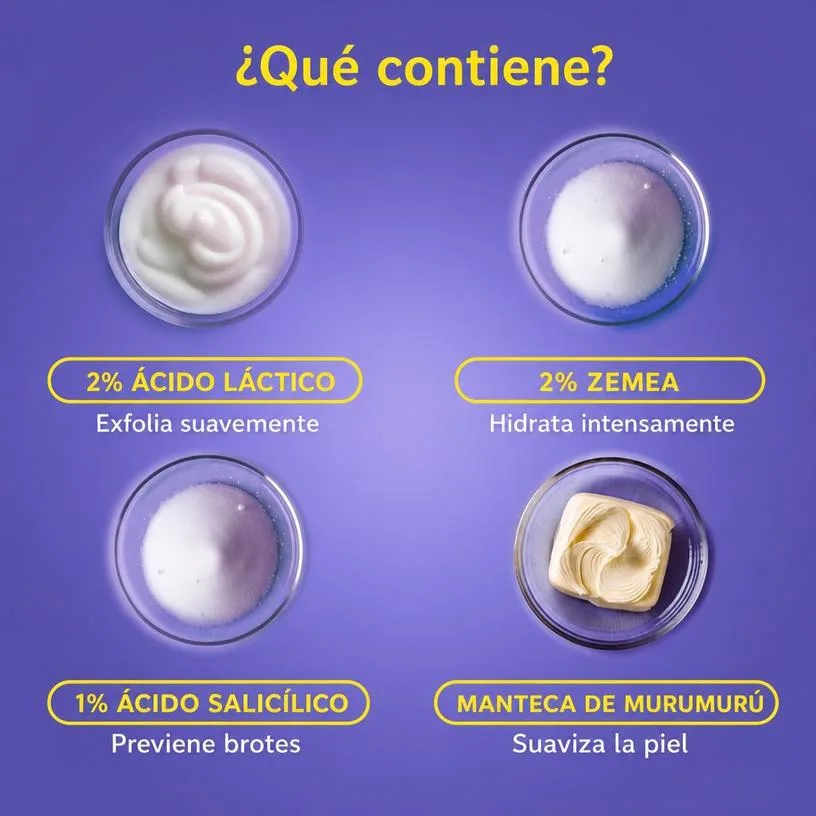 Gel de Ducha Exfoliante Ácido Láctico 4% + Salicílico Ceramidas Piel Suave 473ml