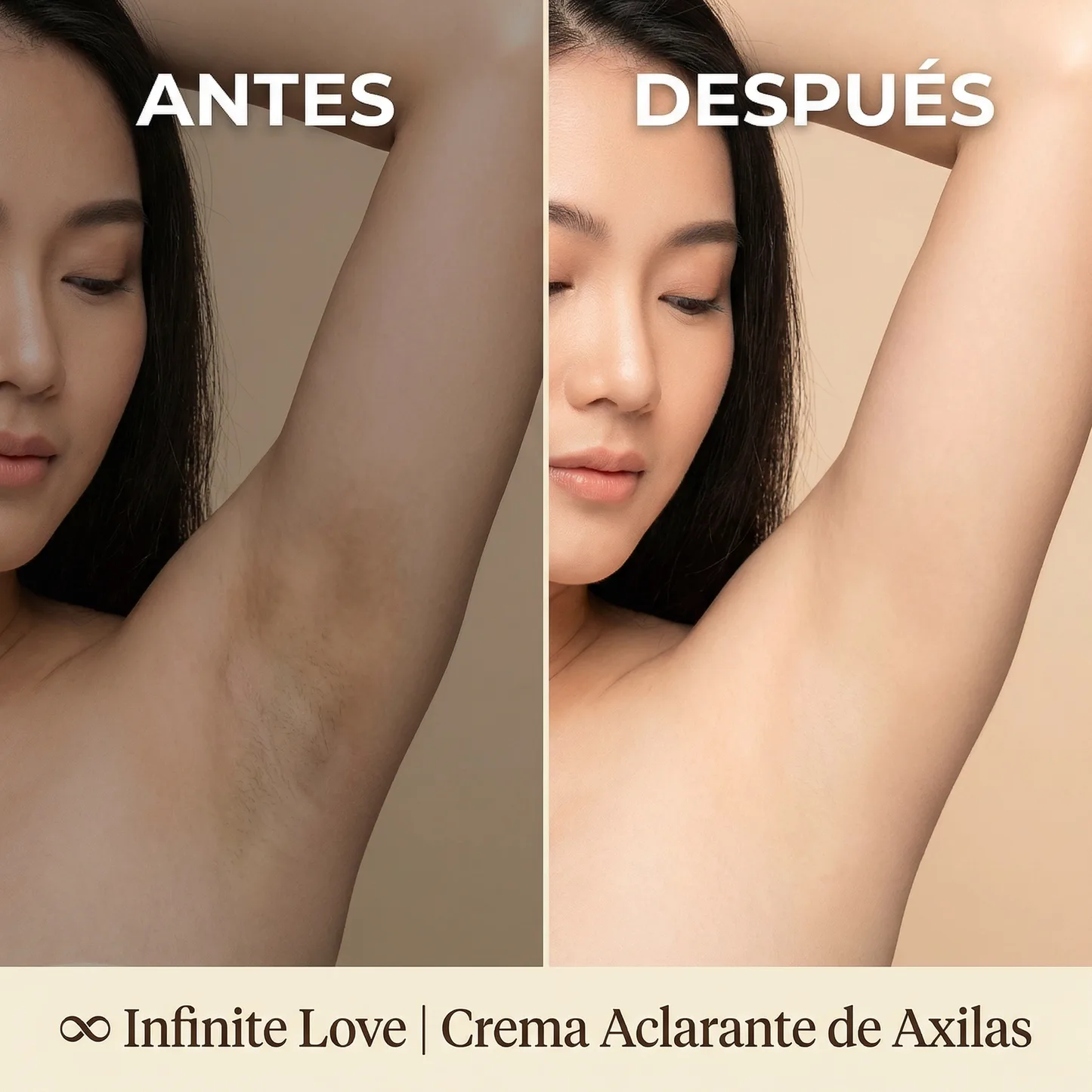 Crema Aclarante para Axilas Hidratación Profunda y Corrección de Manchas Oscuras