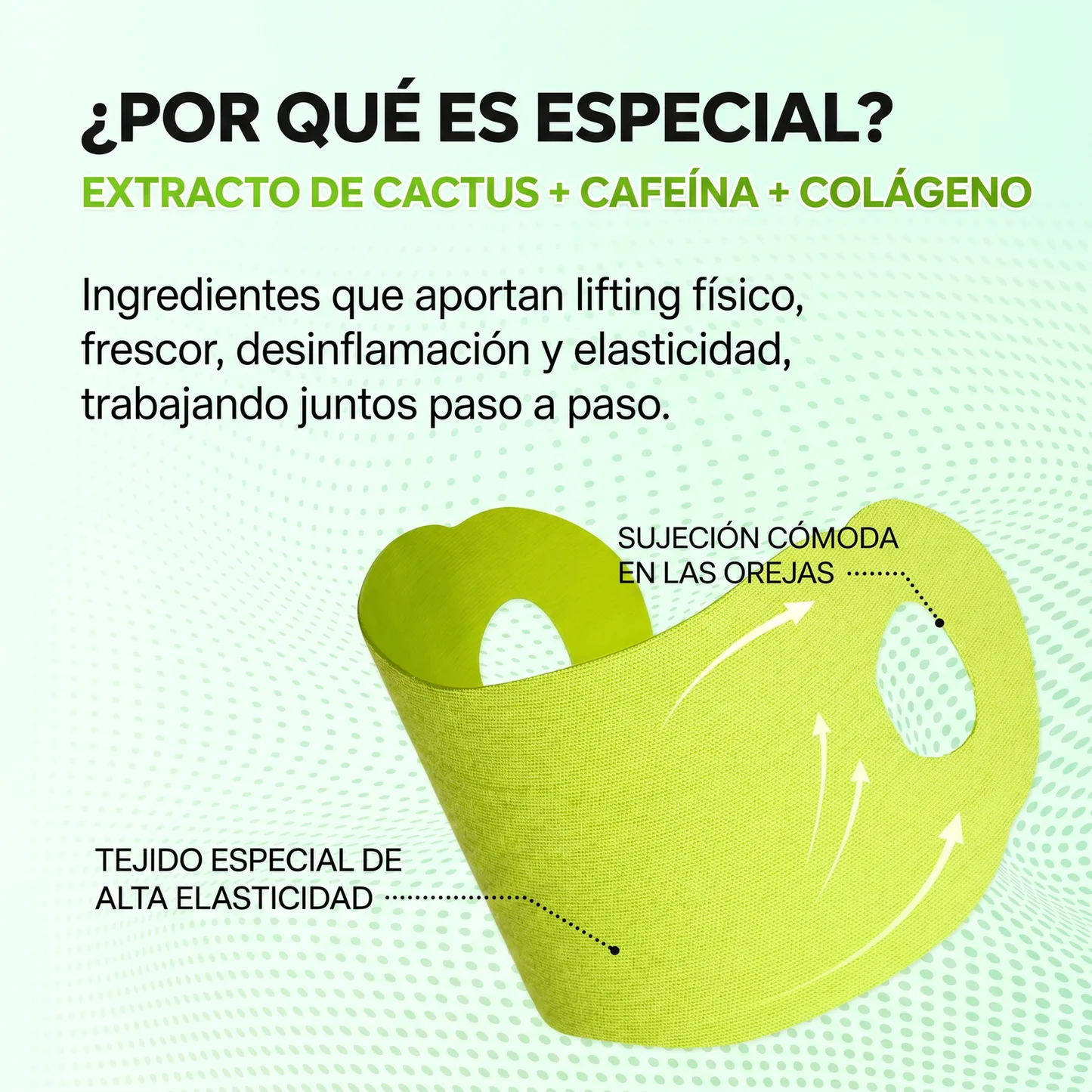 InfiniteLift - Banda Tensora V-Contour Efecto Frío (4 Uds)