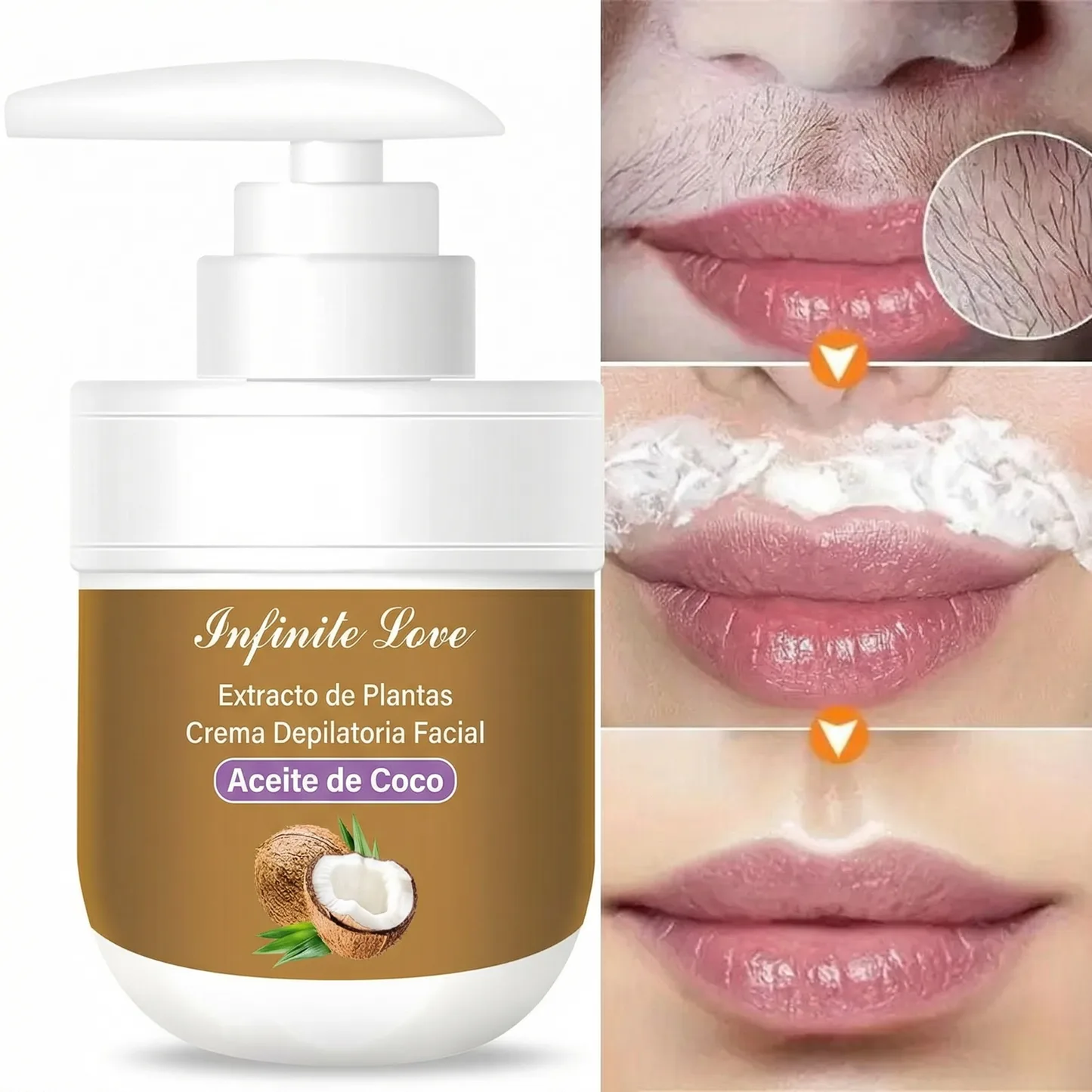 Crema Depilatoria Facial – Eliminación Delicada del Vello