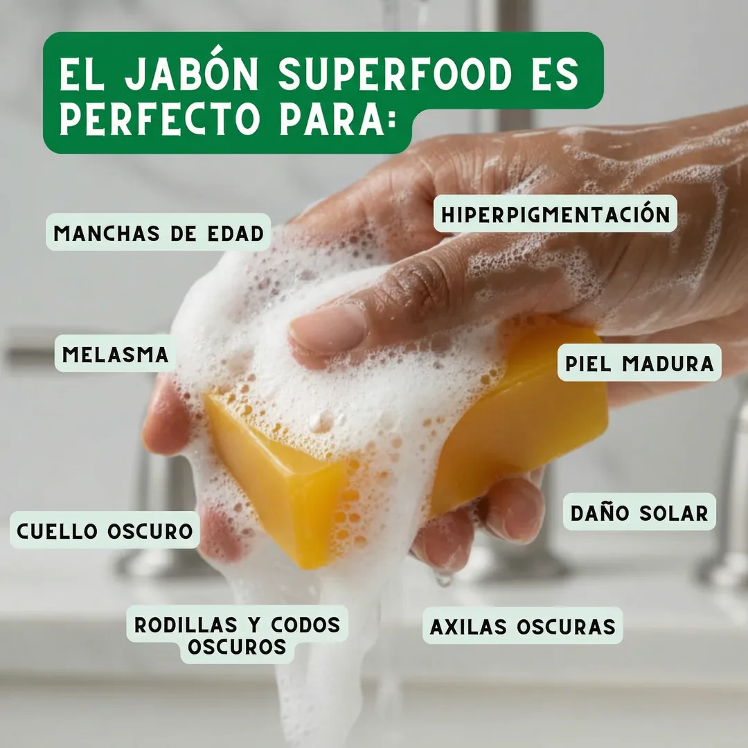 Jabón Antimanchas con Ácido Kójico y Cúrcuma – Aclara, Ilumina y Unifica la Piel