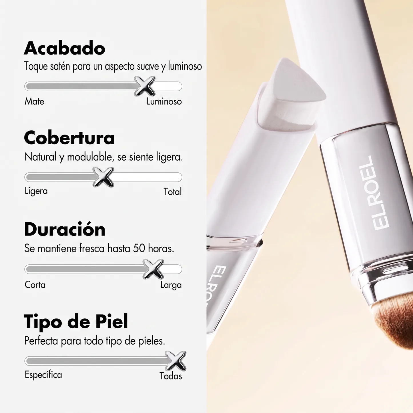 Base Perfeccionadora en Stick 2 en 1