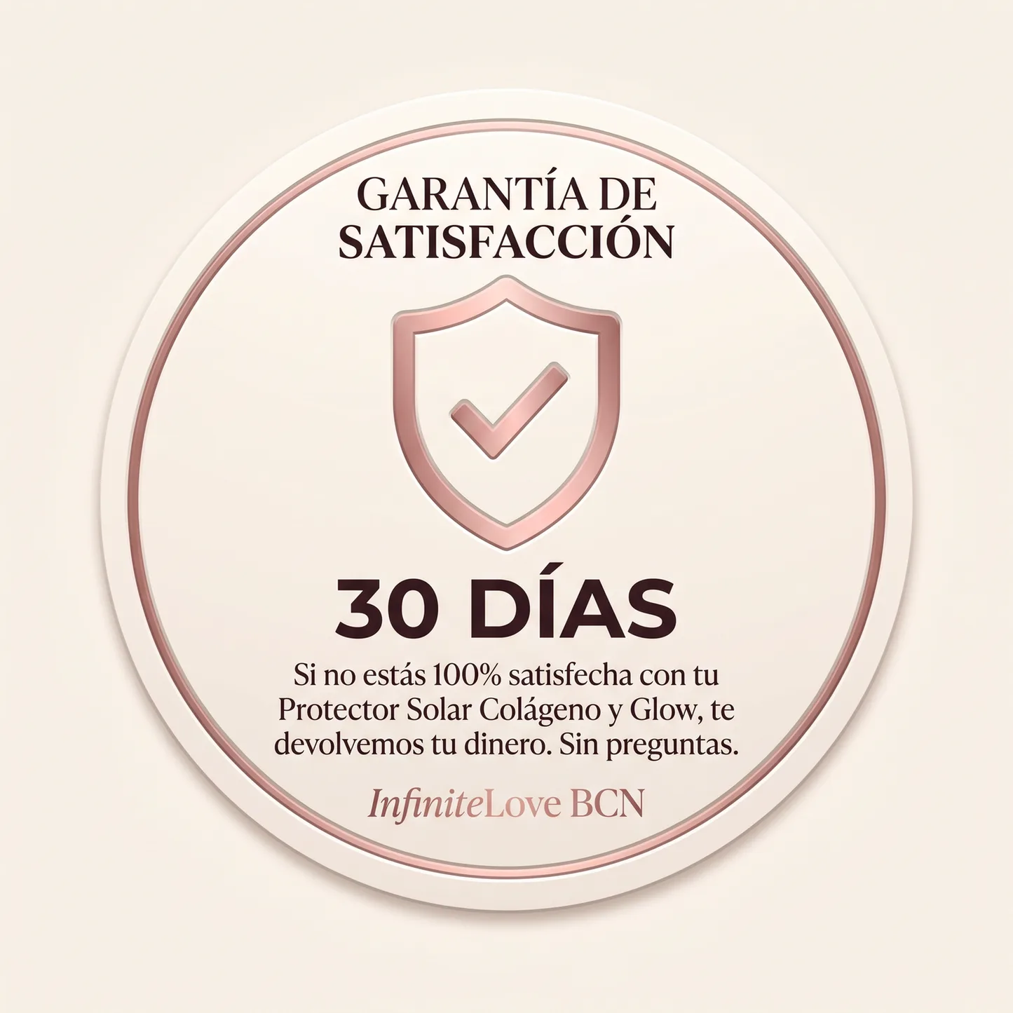 InfiniteSun - Protector Solar Facial Colágeno y Glow SPF 50