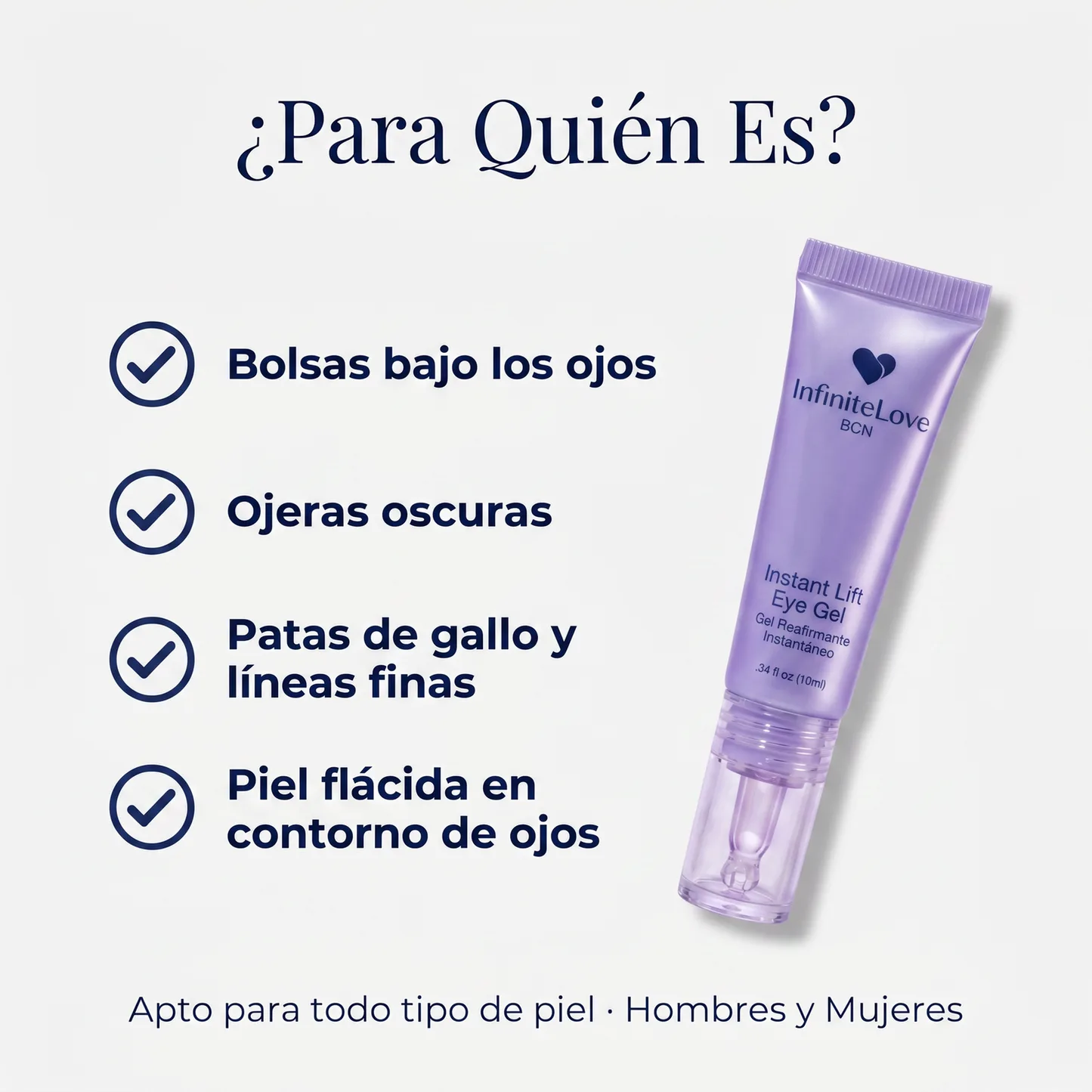 Gel Reafirmante Instantáneo para Ojos