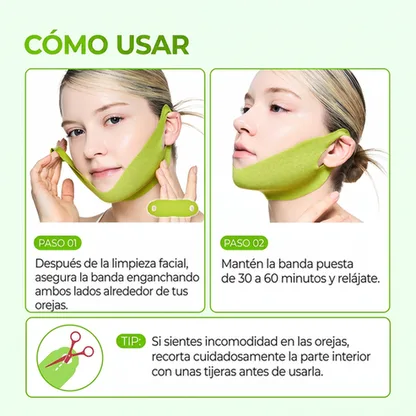 InfiniteLift - Banda Tensora V-Contour Efecto Frío (4 Uds)