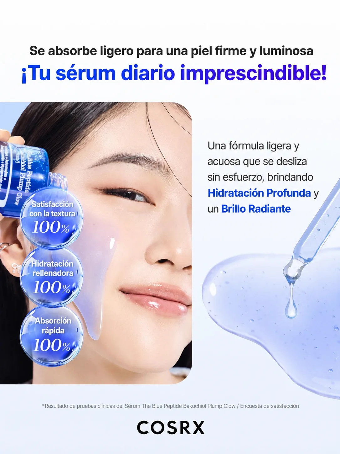 Sérum Blue Peptide Bakuchiol Plump Glow | Firmeza y Luminosidad