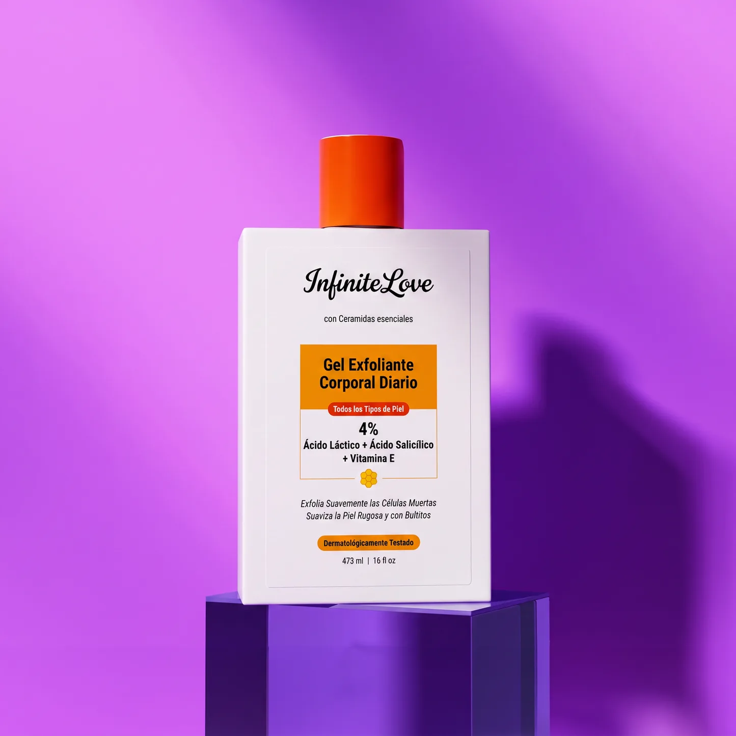 Gel de Ducha Exfoliante Ácido Láctico InfiniteLove