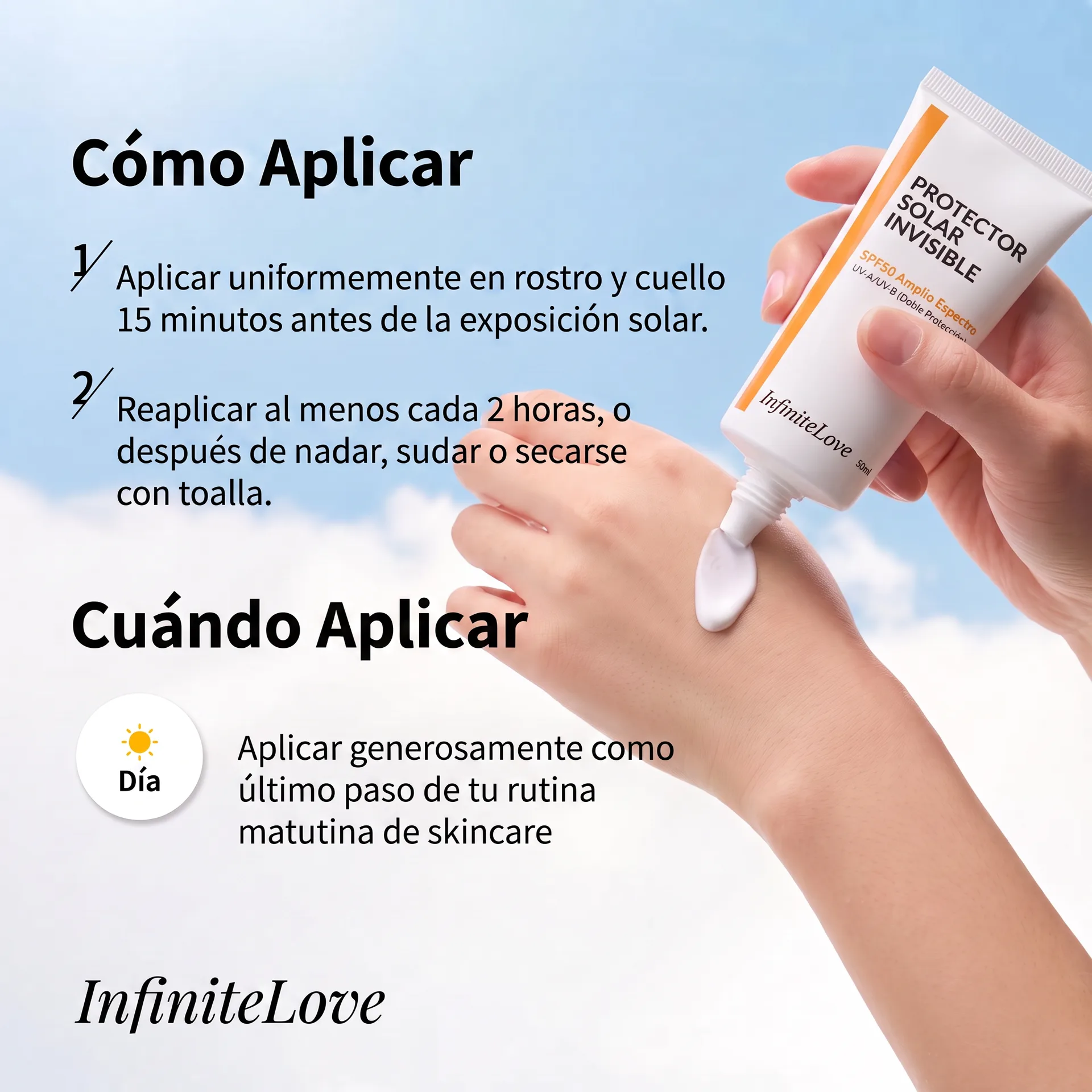 Cómo Aplicar el Protector Solar