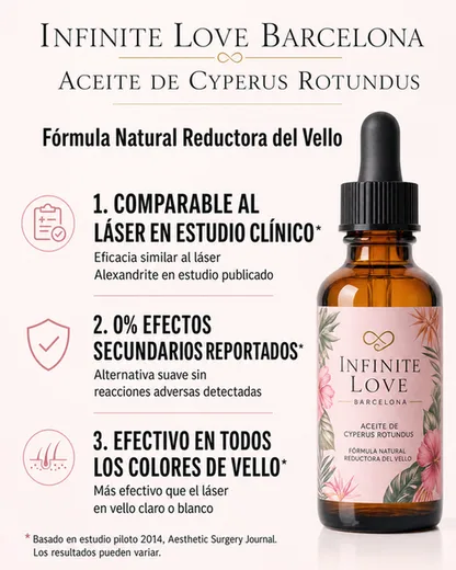 InfiniteSmooth — Aceite Reductor de Vello