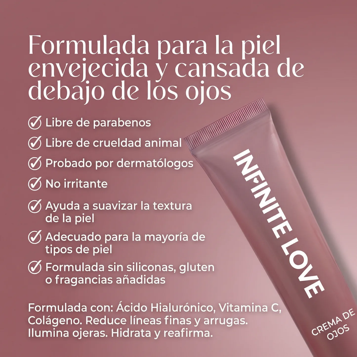 Contorno de Ojos 'Bakuchiol Eye Repair' (Retinol Vegano) con Aplicador de Cerámica Fría para Ojeras, Arrugas y Bolsas