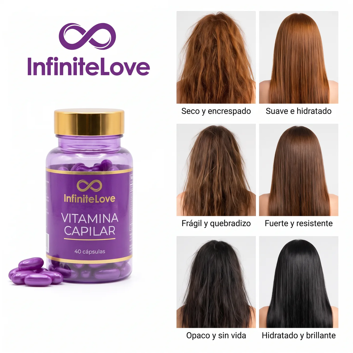 Antes y Después Cápsulas InfiniteLove
