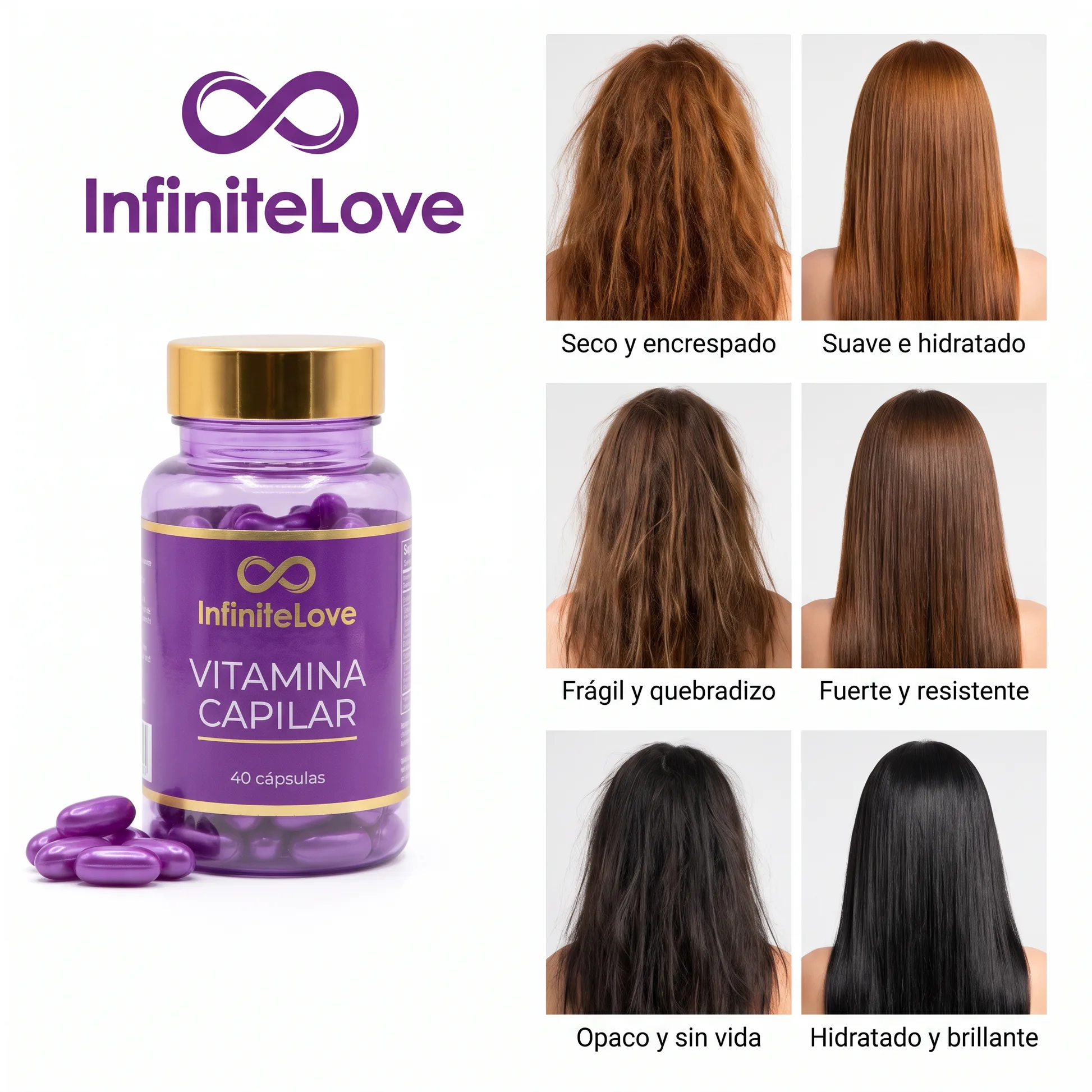 Antes y Después Cápsulas InfiniteLove