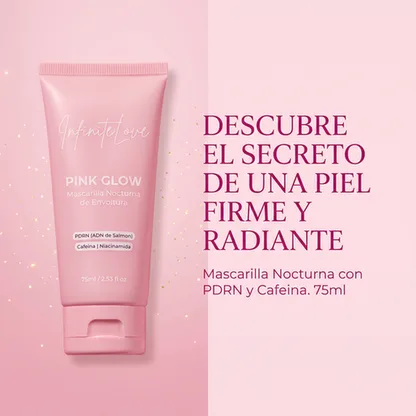 Pink Glow - Mascarilla Nocturna de Envoltura con PDRN y Cafeína 75ml
