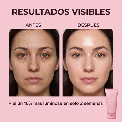 Pink Glow - Mascarilla Nocturna de Envoltura con PDRN y Cafeína 75ml