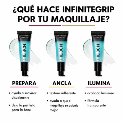 InfiniteGrip — Primer Gel Adherente de 75 ml con Acabado Luminoso